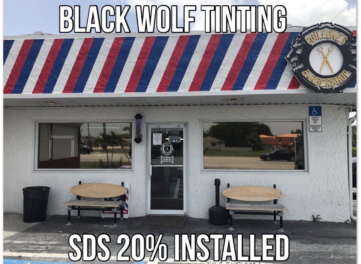 Barber Shop Project - Fort Myers, FL - Black Wolf Tinting