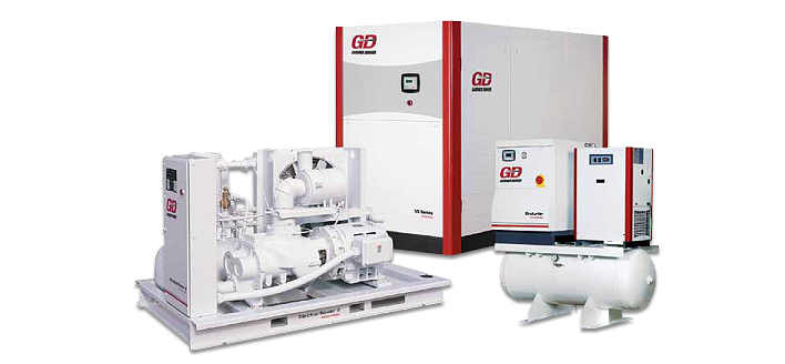 An image of energy-efficient air compressors available near Abington, MA