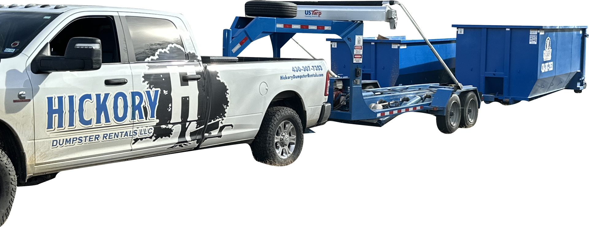 Hickory Dumpster Rentals 20 yard dumpster truck