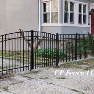 A metal fence installation in Wantage, NJ by CP Fence