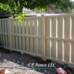 A wood short privacy fence installation in Wantage, NJ by CP Fence