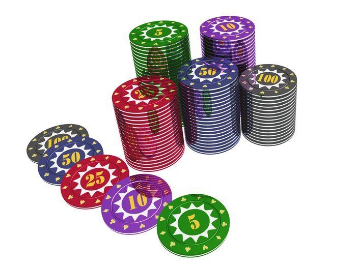 Casino Poker Chips - Las Vegas Tonight