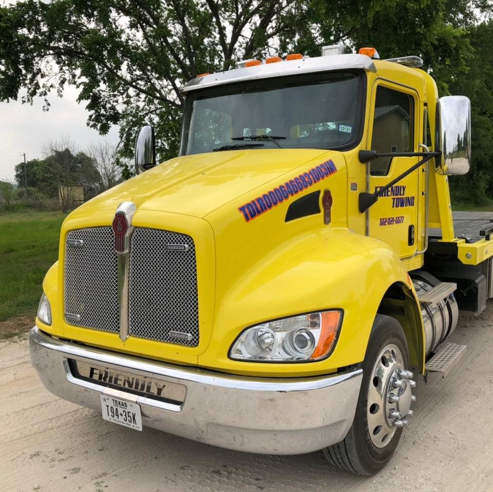 Friendly Towing Service Truck