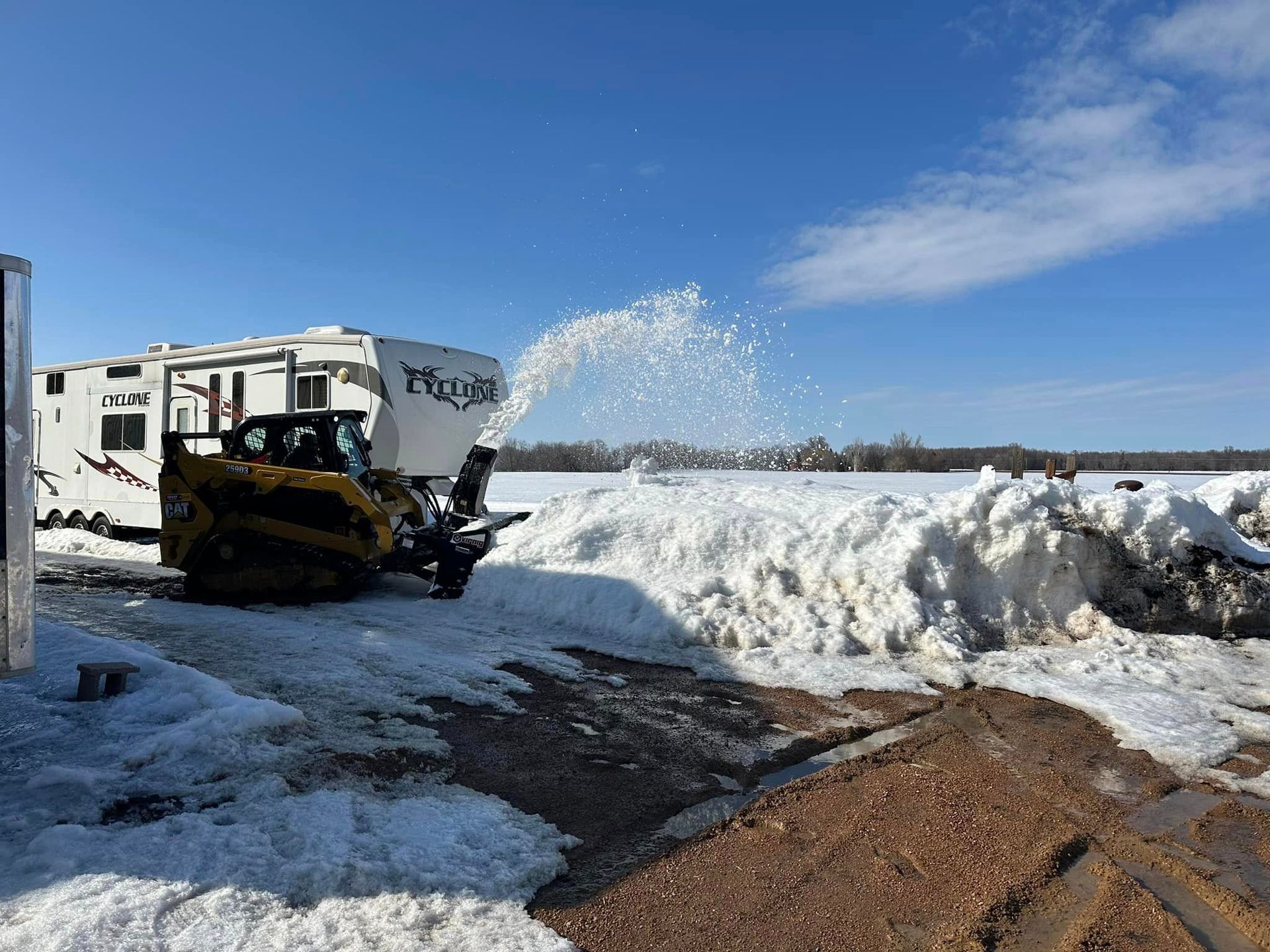 Removing snow - Hamel, MN - Mama's Boys Lawn and Landscaping LLC