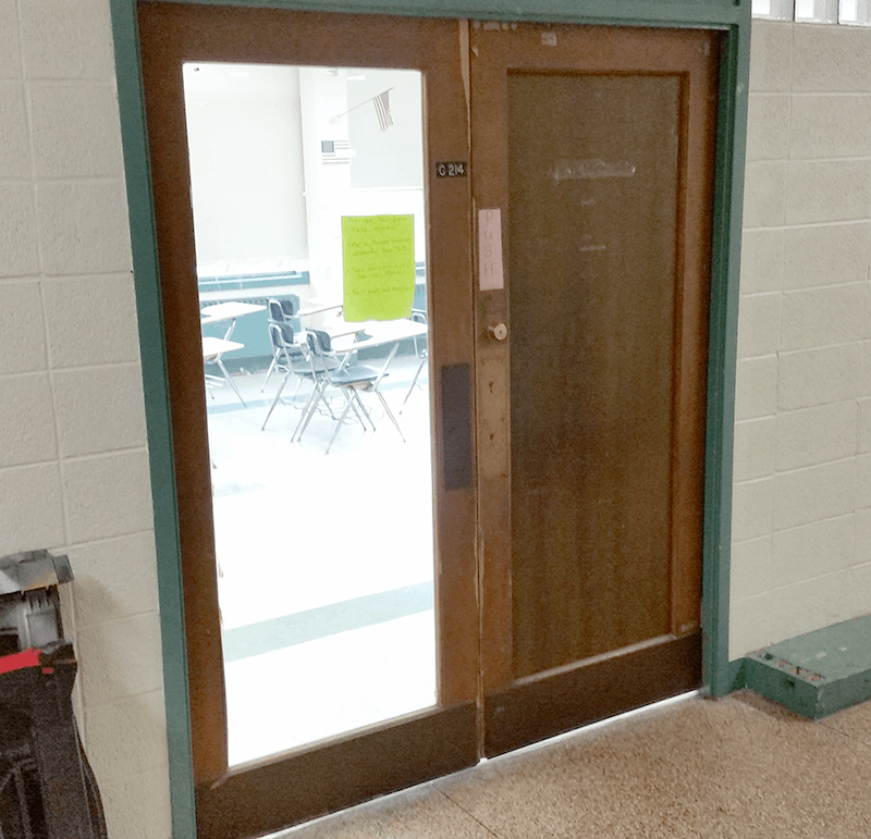School Doors With Window