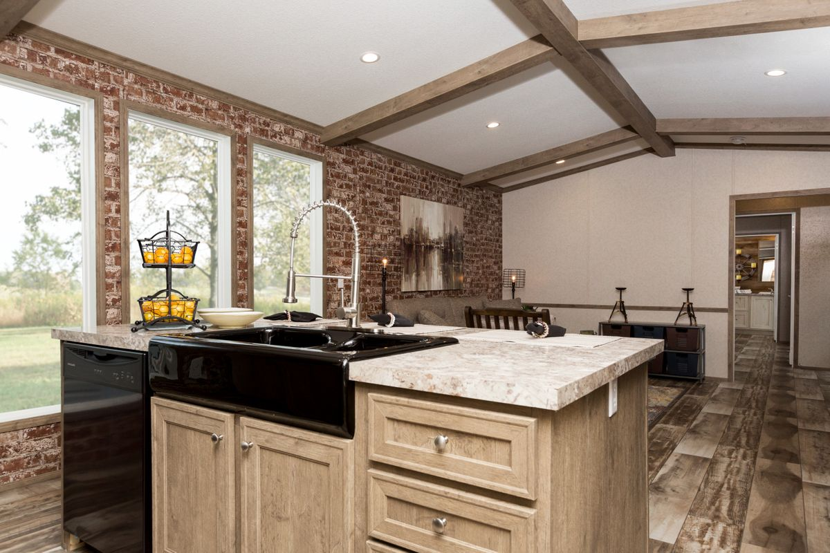 kitchen in the jameson by buccaneer homes