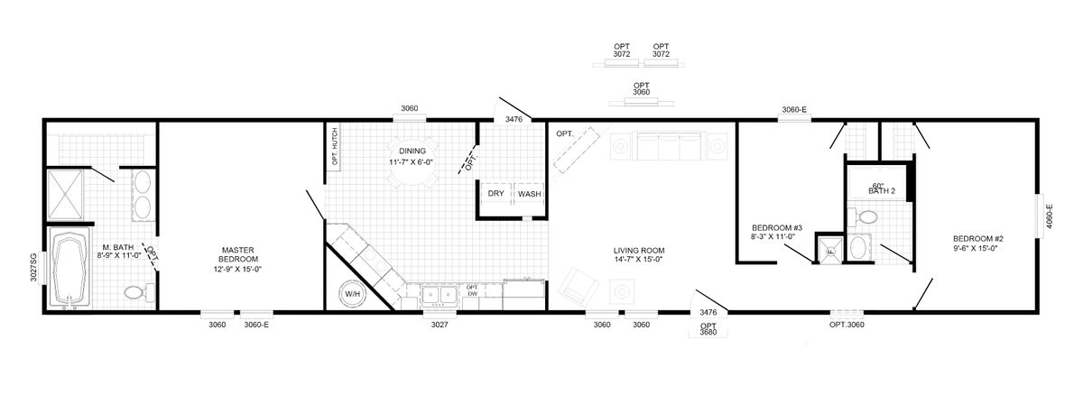 floor plan of the diaz by buccaneer homes