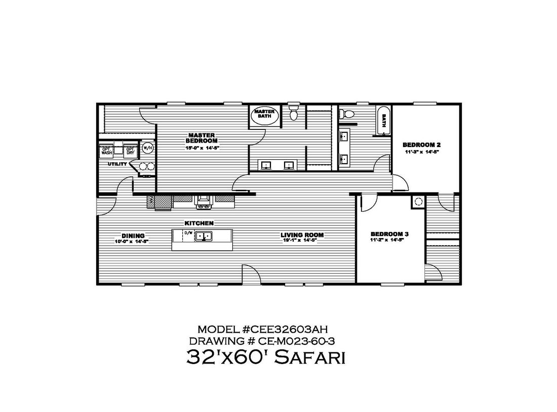 floor plan of the safari by clayton homes