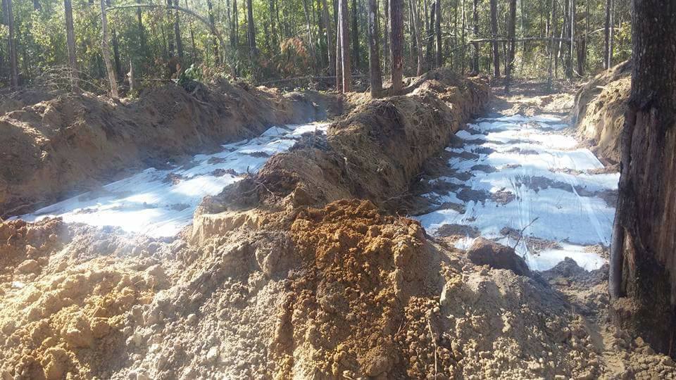 grading preparation for mobile home