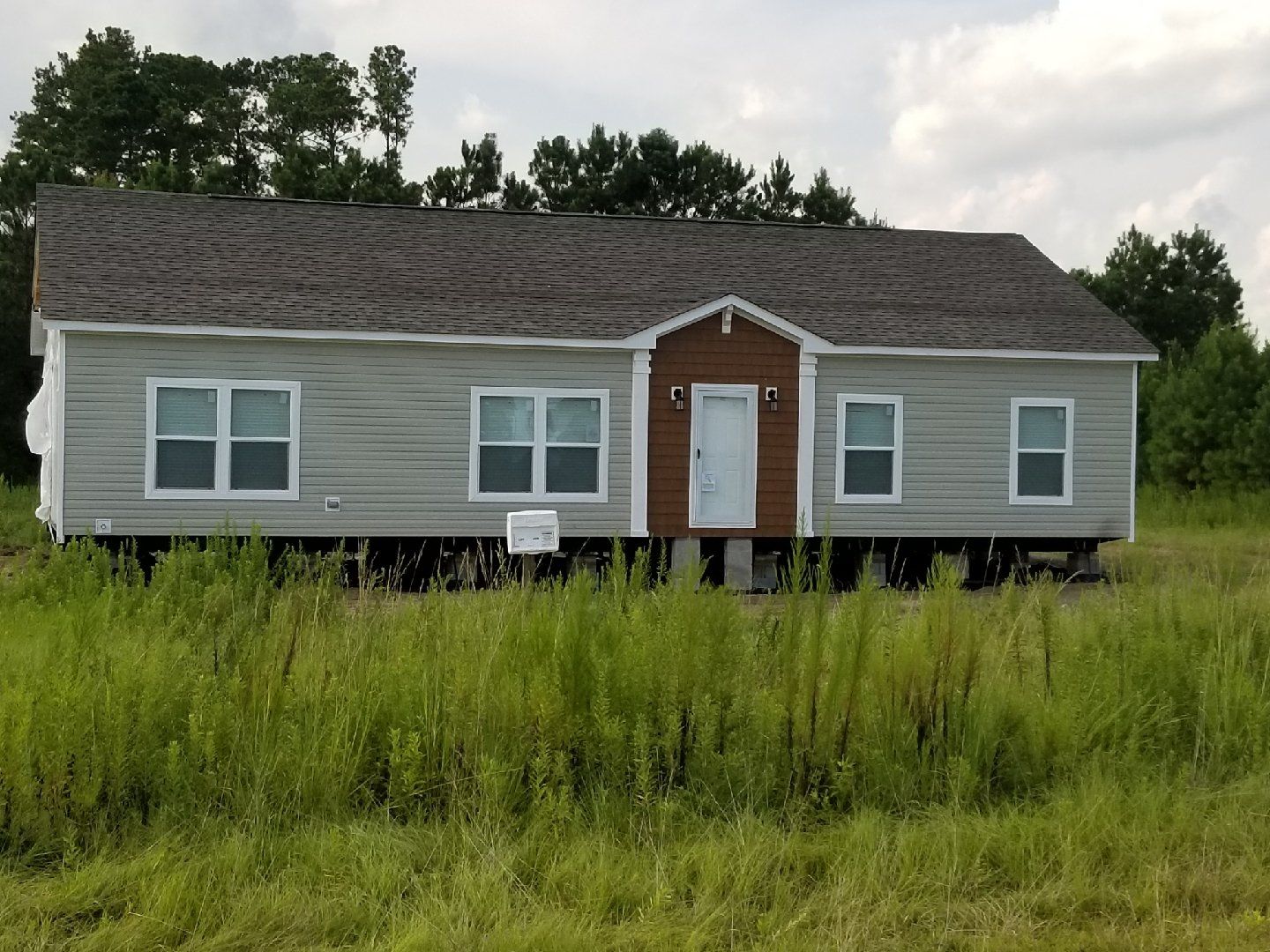 Mobile Home in newly cleared land