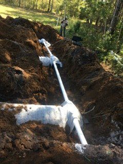 septic irrigation installation