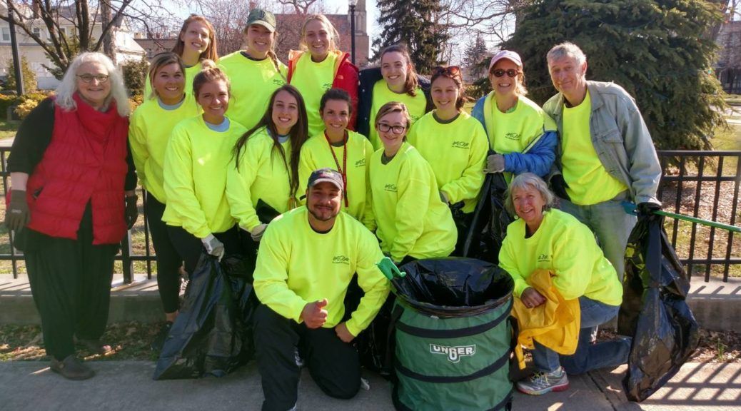 The Stratford Historic District organized a cleanup event which our very own John Ortiz participated in and gave out All American Waste sweatshirts to volunteers