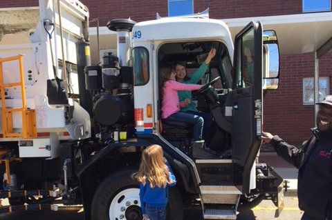 Phill Zabo and “Zak” Zollie Hyman, along with Gary Hoefling and Ken Vallera, participated in the Town of Hamden’s Earth Day event.