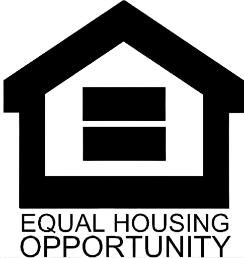 Equal Housing Opportunity logo with a house and equal sign symbol