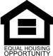 Equal Housing Opportunity logo with a house and equal sign symbol