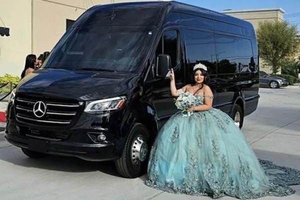Quinceaneras sprinter limo service in Santa Monica CA