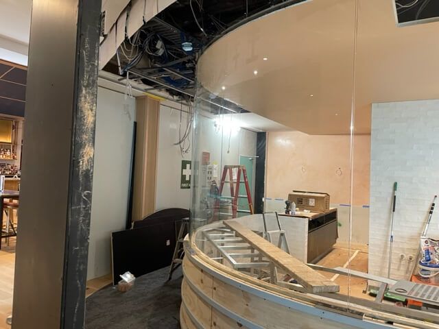 A Building Under Construction With a Ladder in the Corner — Tuggerah Lakes Glass In Berkeley Vale, NSW