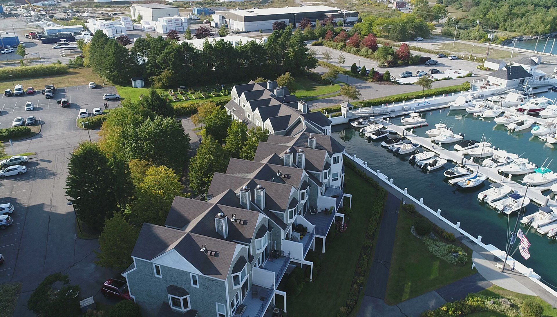 Waterside Homes with New EPDM Roofing