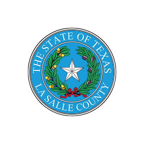 The seal of the state of texas la salle county