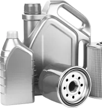 Oil bottles and filter | Auto Brakes & Lube