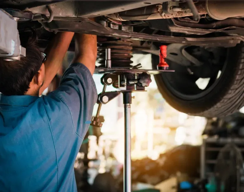 Oil repair in progress | Auto Brakes & Lube