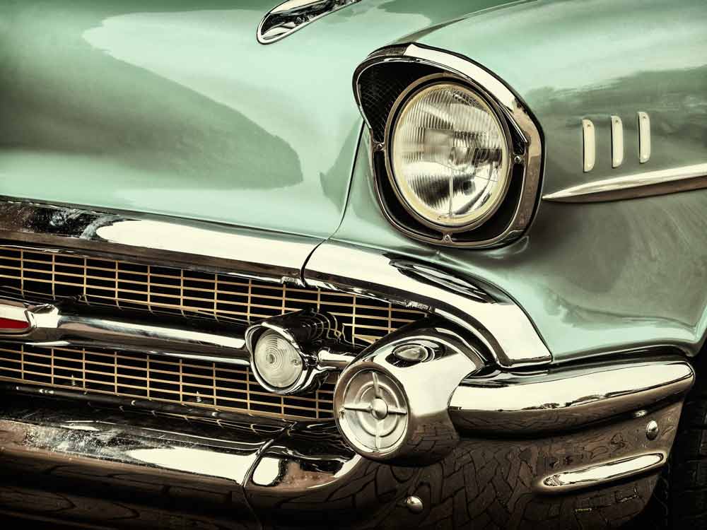 Antique Car — Green Antique Car in Louisville, KY