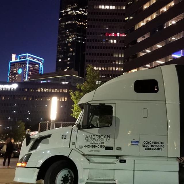 White semi-truck with
