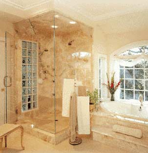 Shower Enclosures — Right Angle Shower 1 in Santa Clarita, CA