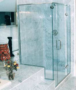 Shower Enclosures — Right Angle Shower 2 in Santa Clarita, CA
