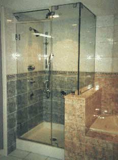 Shower Enclosures — Right Angle Shower 5 in Santa Clarita, CA