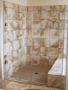 Shower Enclosures — Right Angle Shower 9 in Santa Clarita, CA