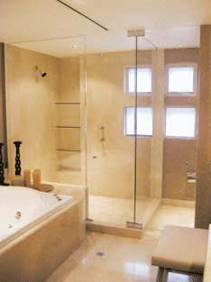 Shower Enclosures — Right Angle Shower 14 in Santa Clarita, CA