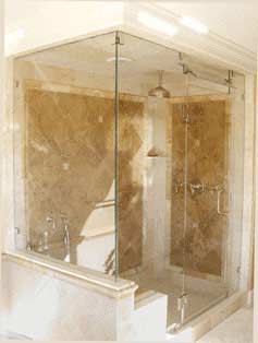 Shower Enclosures — Right Angle Shower 15 in Santa Clarita, CA