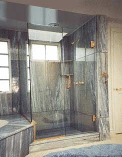 Shower Enclosures — Right Angle Shower 18 in Santa Clarita, CA