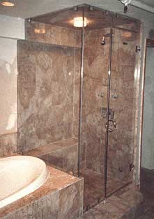 Shower Enclosures — Right Angle Shower 19 in Santa Clarita, CA