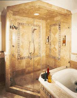 Professional Custom Angle Shower Installation — Shower Area 13 in Santa Clarita, CA