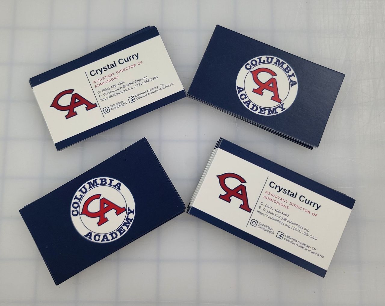 Business Cards, Business Card Design | Columbia, TN | Vinyl Flag
