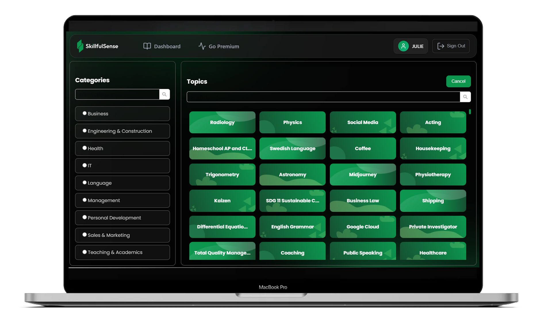 SkillfulSense | AI-Powered Skill Development & Training Platform