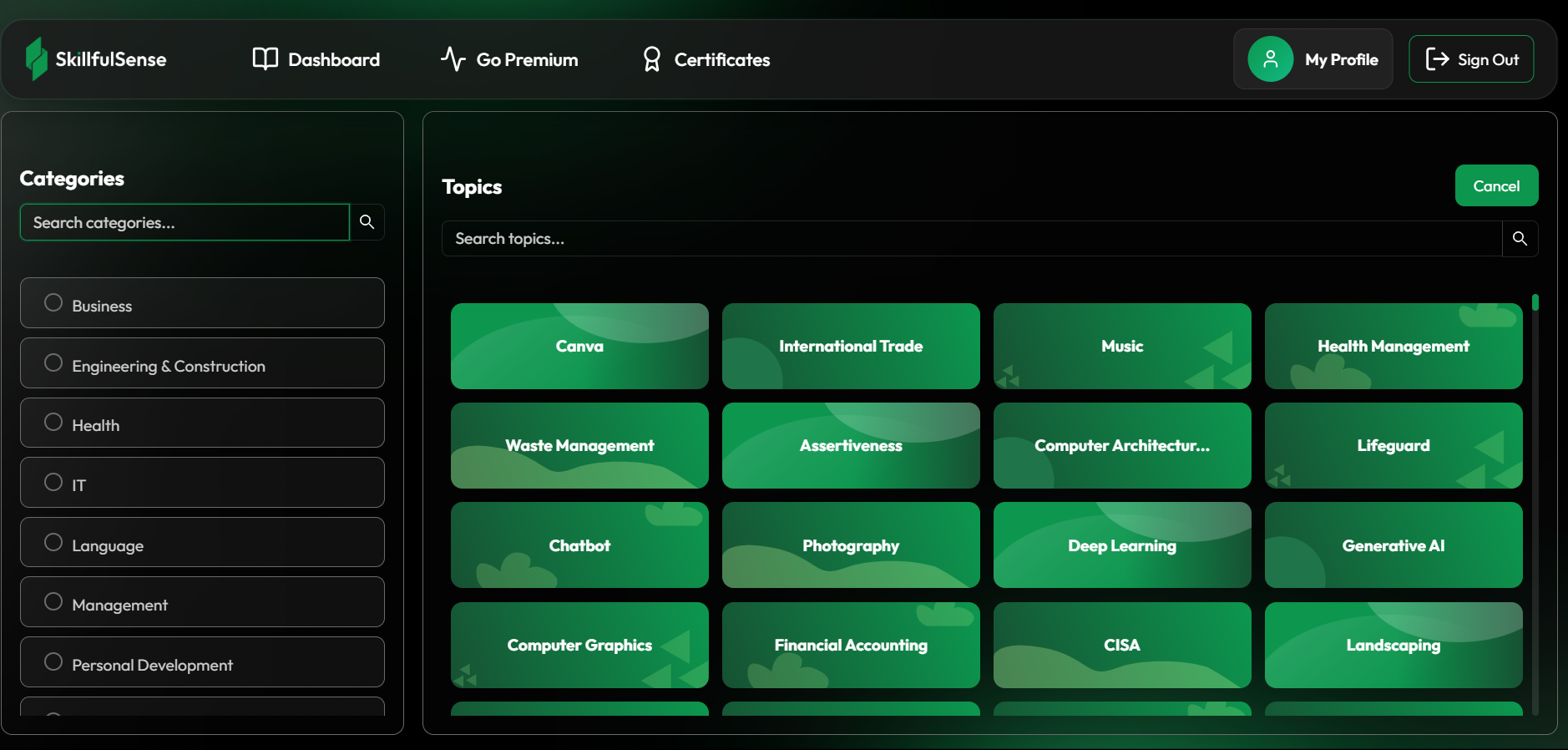 SkillfulSense | AI-Powered Skill Development & Training Platform