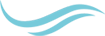Blue wave design.