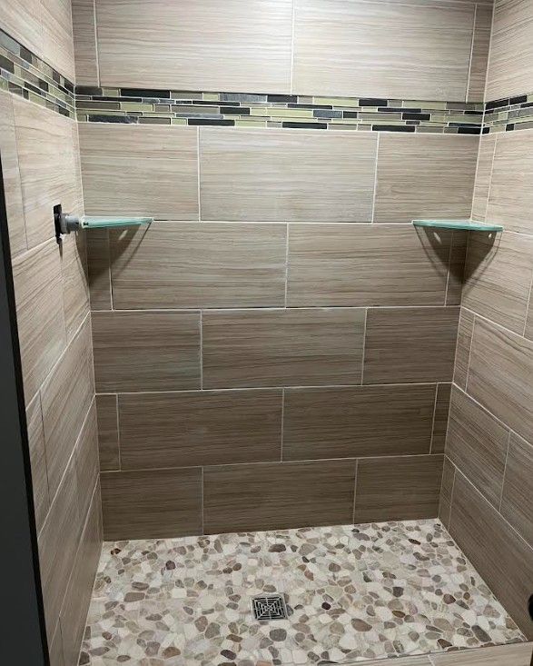 Tile in Bathroom, Lindstrom, MN