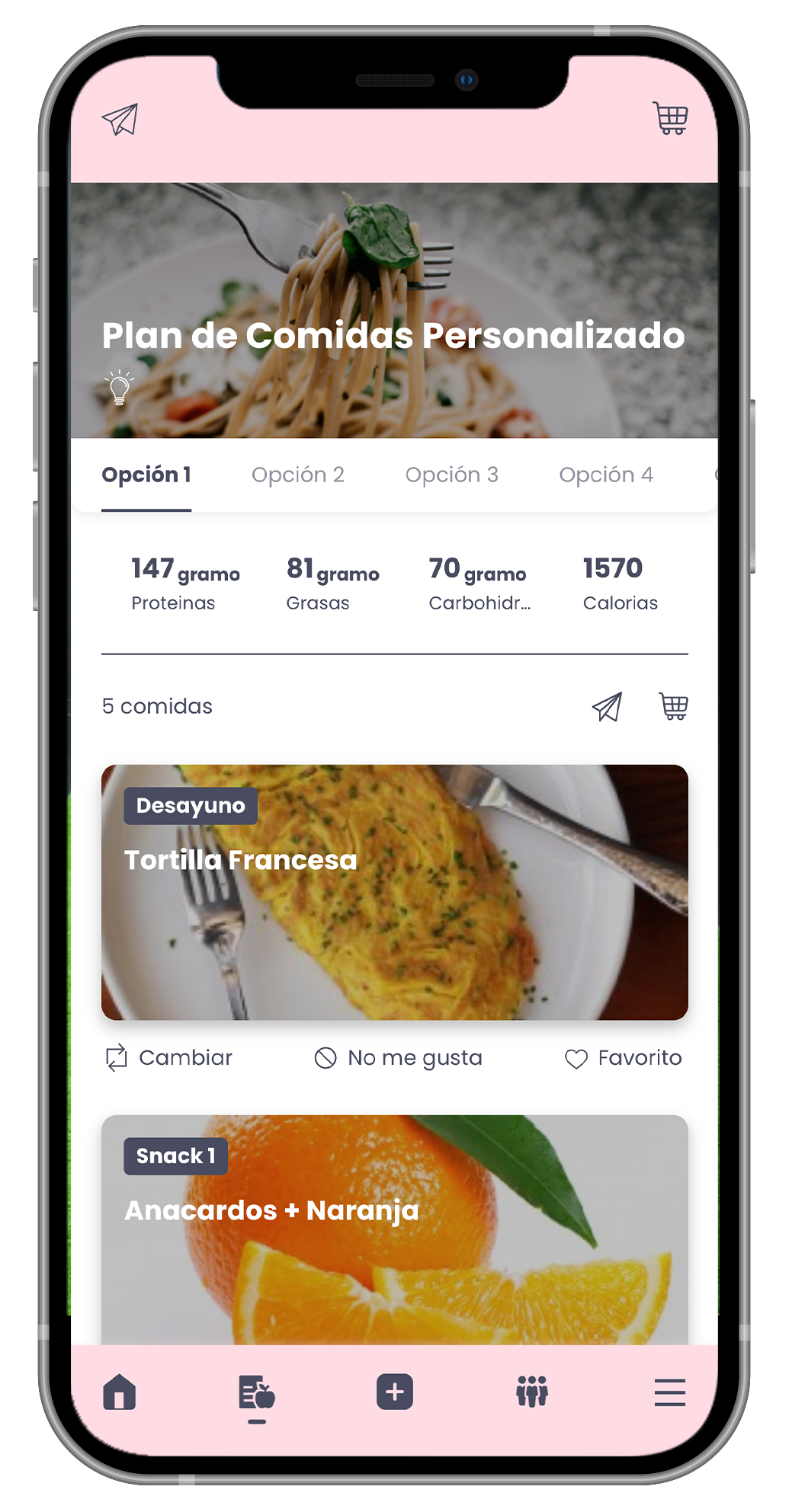 Danielle Amato, holding a weight plate. Bodi By Dani App includes workout selection options.
