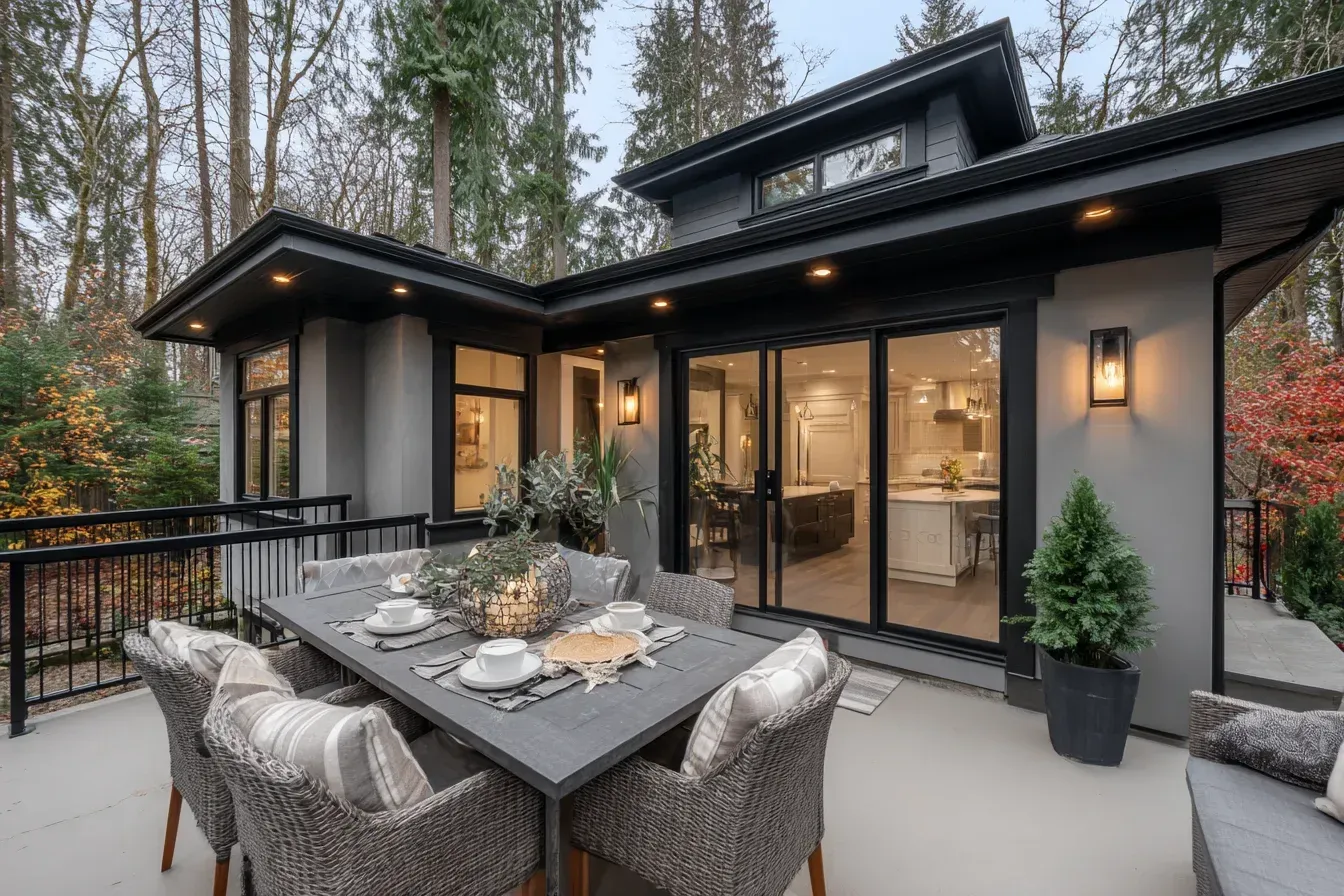 Vinyl Waterproof Balconies Coquitlam perfect for walkout units, condo strata buildings, and second-floor decks requiring waterproof guarantee.
Outdoor Deck Design Coquitlam creating lounge spaces, pergola coverings, dining extensions, built-in seating and evening ambiance.
Multi-Level Deck Coquitlam maximizing yard elevation using cascading platforms, connecting stairs, and privacy fencing.
Floating Deck Coquitlam rapid-build platform ideal for weekend installations, garden corners, and small footprint yards.