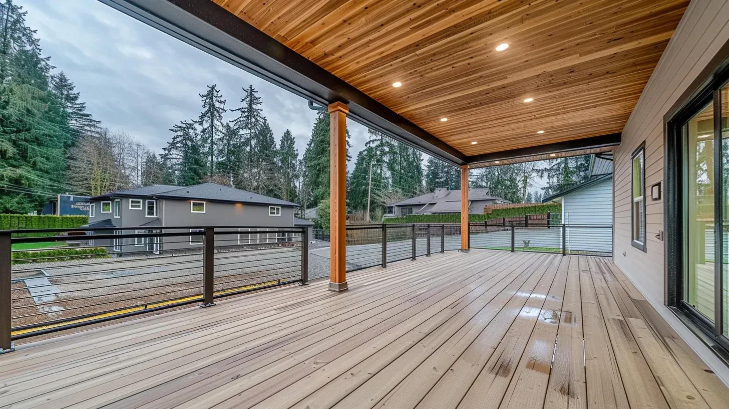 Vinyl Waterproof Deck Coquitlam welded membrane balconies for strata condos, rooftop patios, and second-level walkouts.
Outdoor Living Deck Design Coquitlam configuring functional seating, barbeque space, dining layout, and shaded comfort zones.
Multi-Level Deck Coquitlam with upper and lower platforms designed for elevation flow and patio connectivity.
Floating Deck Build Coquitlam fast-install ground platform for compact yards & budget-friendly upgrades.
Deck Repair Coquitlam solving joist rot, warped boards, loose rails, squeaky steps & restoration.
Deck Replacement Coquitlam modernizing outdated wooden decks into composite/pvc low-maintenance outdoor builds.