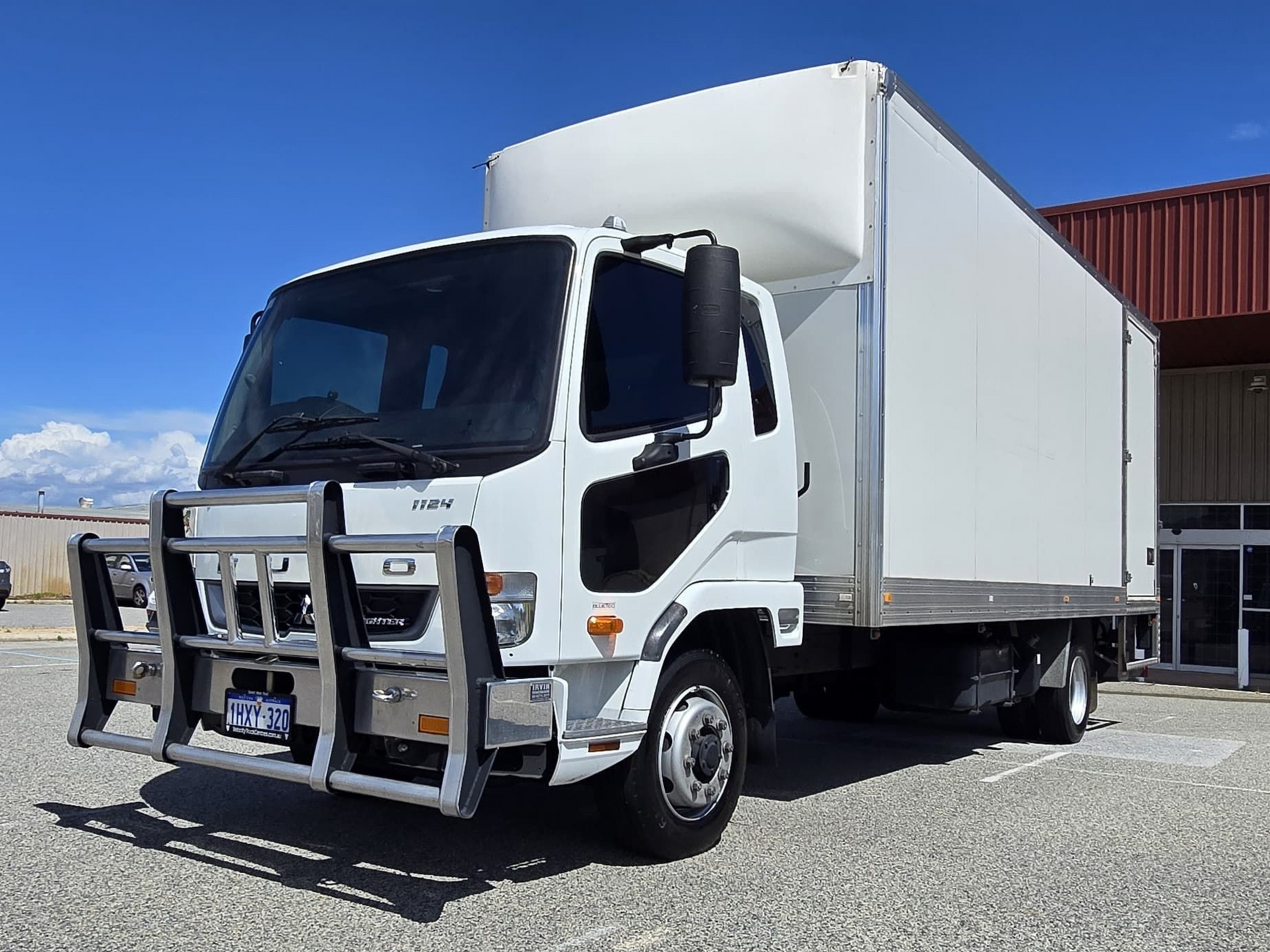 Removalist truck ready for Perth home removal.