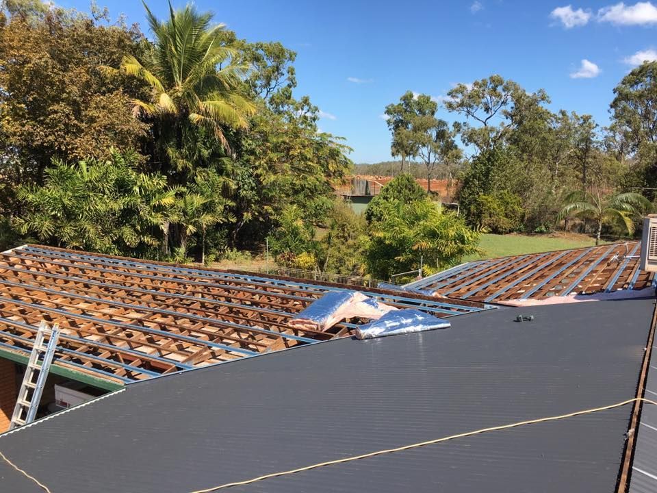 Rooftop With Solar Panel Installation in Progress — Langley Plumbing in Mareeba, QLD
