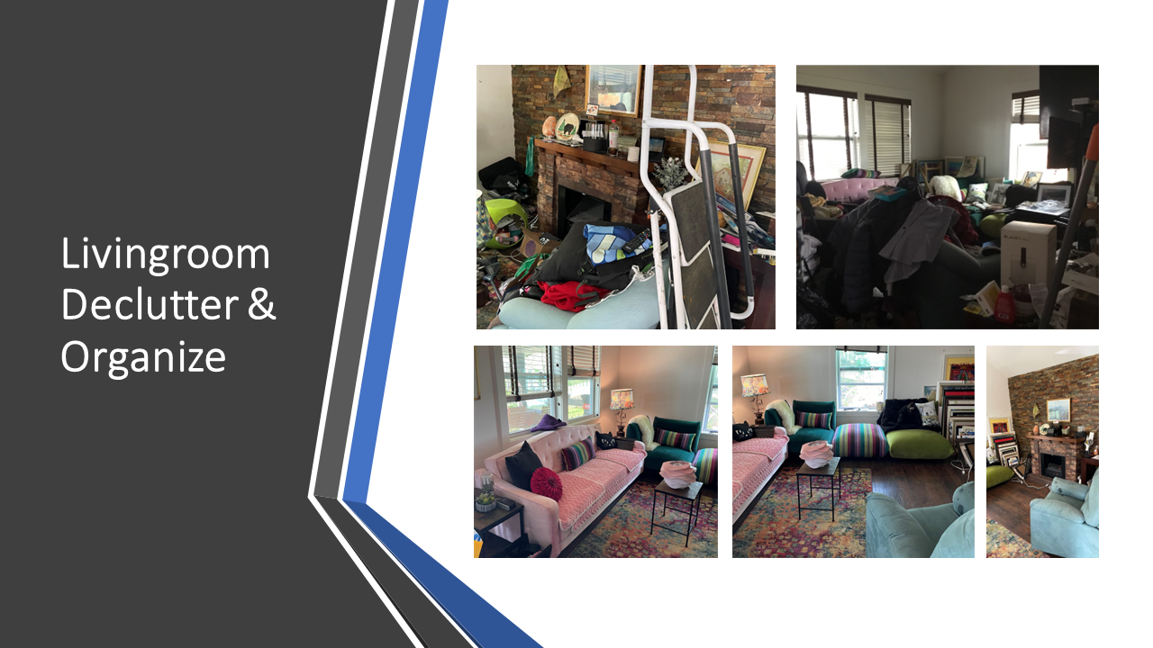 Living Room Organization | Atlanta, GA | Organized Chaos by V