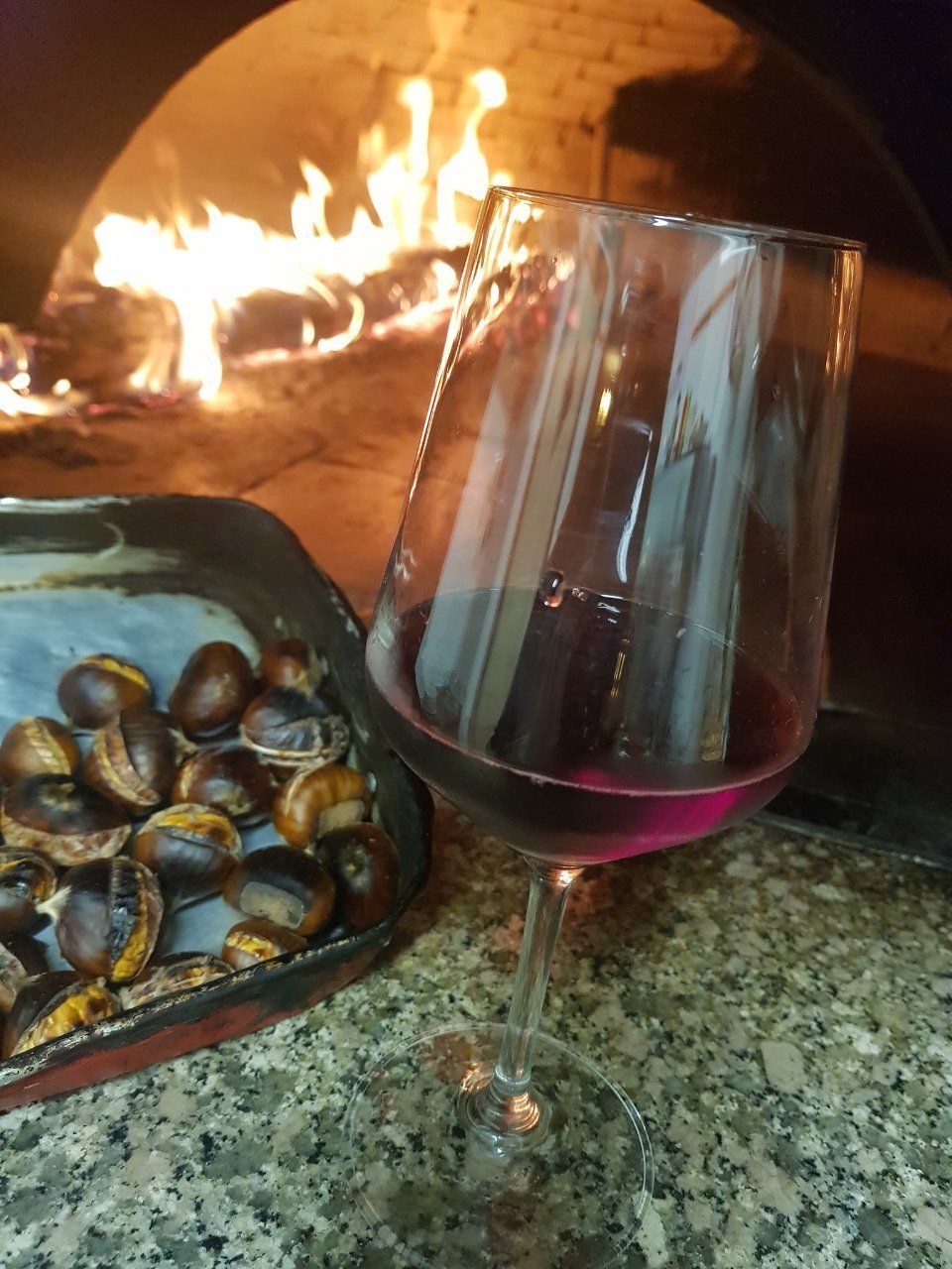 pizza con forno a legna