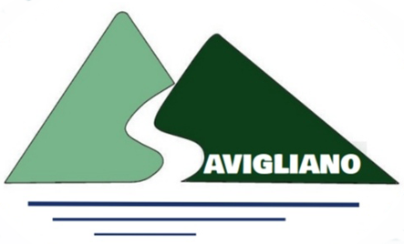 Un triangolo verde con la scritta avigliano sopra