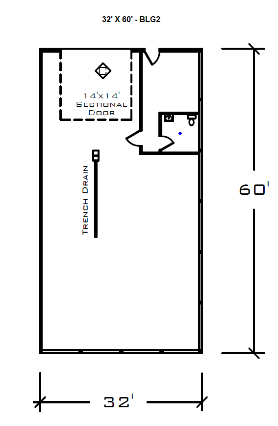 32 x 60 shop space for rent in brookings sd